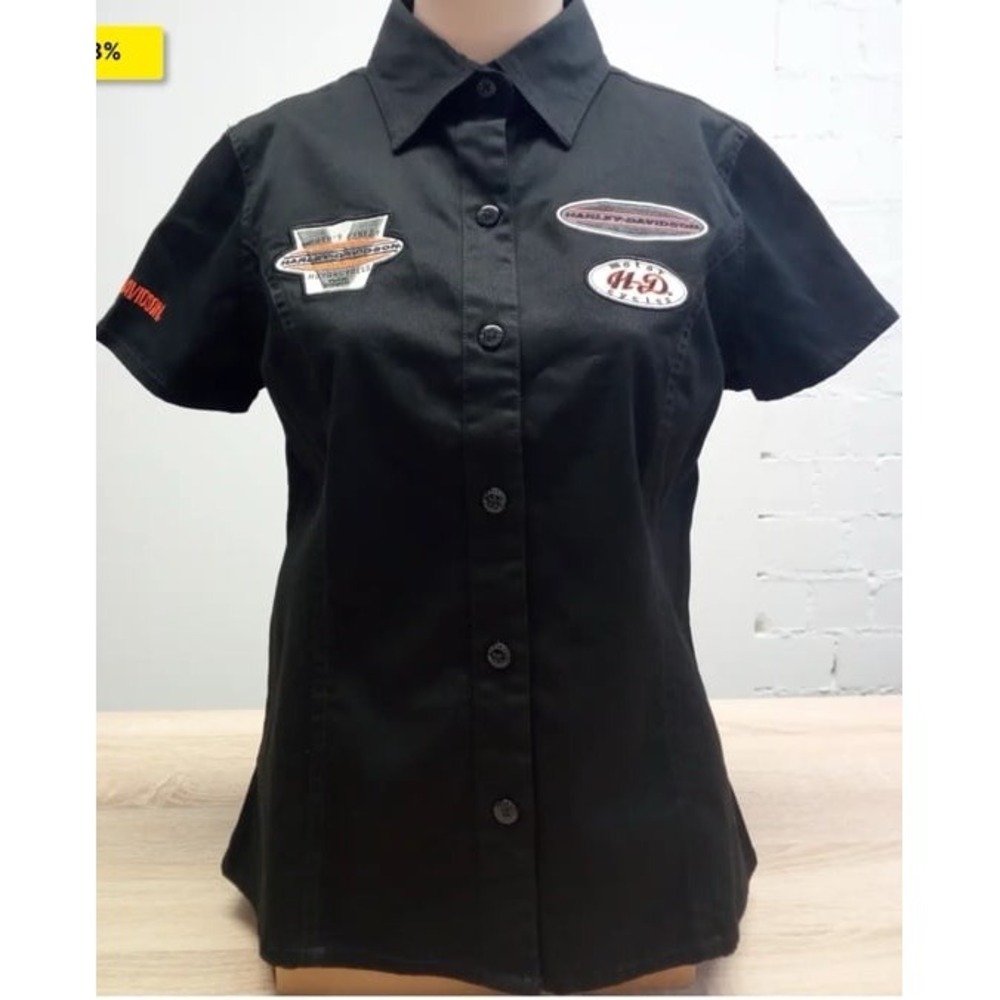Harley-Davidson women's woven button ups size large